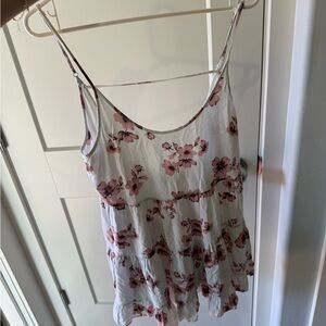 Brandy Melville Pink and White Floral Dress